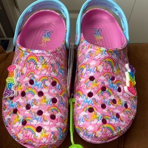 Crocs Classic Lisa Frank Unicorn Clog